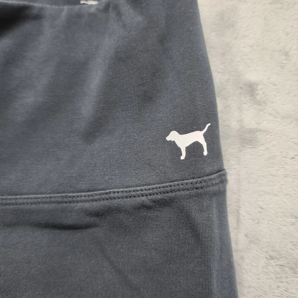 Leggings ROSA Victoria's Secret Talla XS Negro Verde Ombre Cintura Alta Deletrear Foto 2 de 4