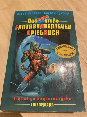 Das zweite neue große Fantasy Abenteuer Spielbuch Steve Jackson Ian Livingstone