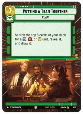 #ad Putting a Team Together Hyperspace 430 A Lawless Time LAW SWU NM M $1.49