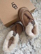 UGG TASMAN ALPINE WOMEN SLIPPERS SUEDE CHESTNUT US 8 /UK 6 /EU 39