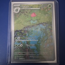 Pokemon Ivysaur 167/165 SV 151 Illustration Rare Holo Full Art