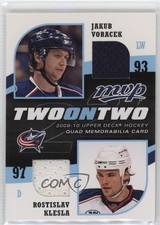 2009 MVP Two on Quad Memorabilia Rostislav Klesla Carlo Colaiacovo #J-KCVB 0c2