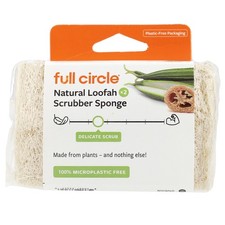 Natural Loofah Scrubber Sponge, 2 Count