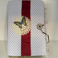 Handmade Junk Journal 25 Pages Paper Ephemera Cottage  Roses Theme Unique