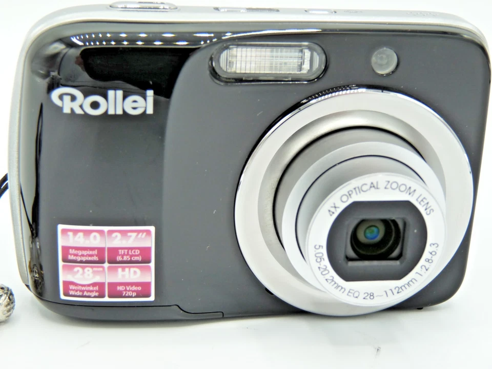 Rollei Digitalkamera Compactline 424 Mit Zubehörpaket / Getestet ! - Bild 2 von 4