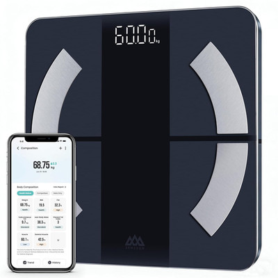 Smart Scale for Body Weight and Fat Percentage, High Accuracy Digital Bathroom S