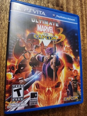 Ultimate Marvel vs. Capcom 3 PS Vita Game w/ Case Fighting Multiplayer