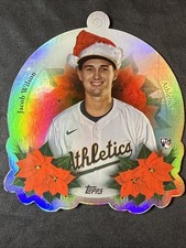 2025 Topps Holiday Oversized Ornaments Die-Cuts Rookie Jacob Wilson RC FREE SHIP