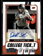2021 Panini Contenders Draft Picks #278 Dillon Stoner Rookie Auto
