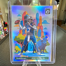 Panini 2024 Donruss Optic Josh Allen Bills Downtown Prizm Insert Card #2