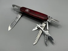 VICTORINOX HUNTSMAN Swiss Army Knife Translucent Ruby Red