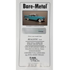 Bare Metal Foil 6 x 11 Thin Sheet Chrome Foil 1 BMF001