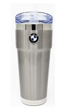 24oz BMW LOGO ROUNDEL TRAVEL MUG STAINLESS STEEL 80902475194