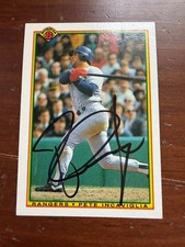 Signed 1990 Bowman - Pete Incaviglia #491