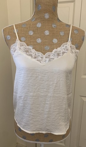 Canotta Cami Rosa Rosa Pizzo Setoso Taglia S Fairy Coquette Y2k Femminile Delicata