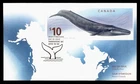 DR WHO 2010 CANADA FDC $10 WHALE R55273