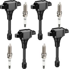 Ignition Coil Pack and Iridium Spark Plug Compatible with Nissan Altima Rogue Se