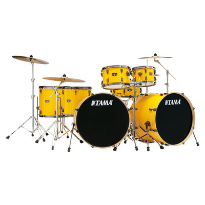 Tama Imperialstar 7-Piece Complete Kit w/ Double 22'' Kick - Electric Yellow