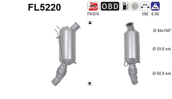 AS RußPartikelfilter FüR BMW 1 5 3 4 2-image