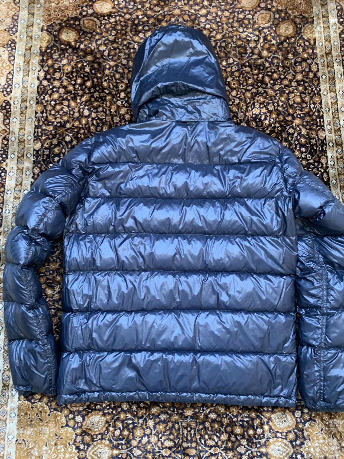 Herno Down Jacket Hooded Full Zip Reversible Navy… - image 7