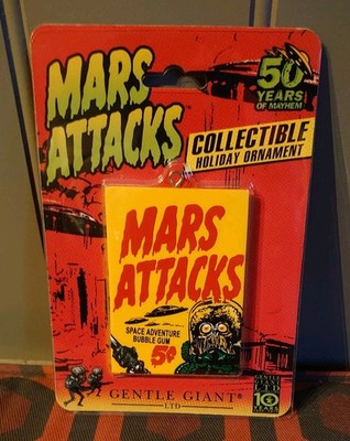 Mars Attacks Bubble Gum Holiday Ornament Gentle Giant Neu Limited Edition 2012