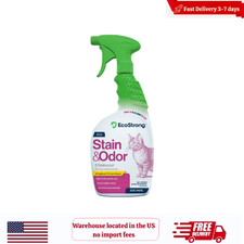 Eco Strong Cat Stain Odor Remover, Enzyme Urine Neutralizer, Citrus, 32oz