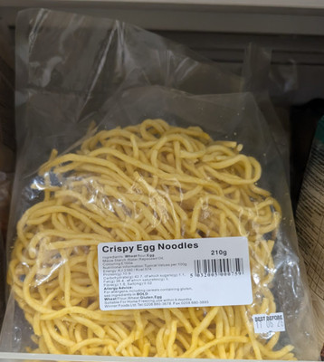 Knusprige Eiernudeln, chinesische Art, mit Weizenmehl und Ei, 210g