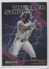 2022 Panini Prizm Draft Picks Thunderstruck Purple Wave Clark Elliott 0lt3