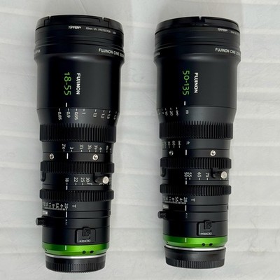 Fujinon MK 18-55 + MK 50-135 Paar E-Mount Cinema Zoom Objektiv Set für Sony Kameras