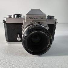 Nikkormat FT2 35mm SLR Camera w/50mm f/2 Lens.