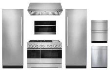 JennAir Noir 48" DF Range & Hood 30" Fridge/Freezer Columns Dishwasher Drawers