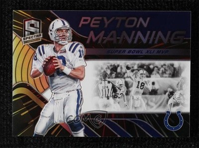 2020 Panini Spectra Tribute Hyper Prizm 18/75 Peyton Manning #T-PM1 HOF 7zf