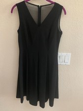 Calvin Klein Black Knit Dress Size 6P