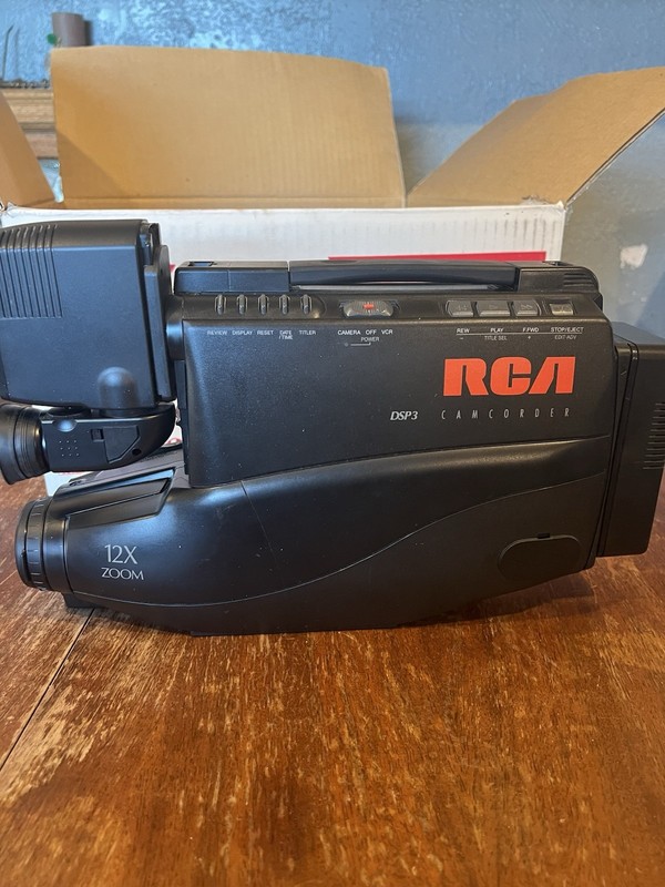 Vintage CC417 RCA VHS Camcorder - With Original Box