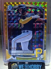 2025 Bowman Chrome Prospects Jhonny Severino, Gold Geometric/50