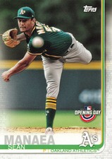 Sean Manaea #143 2019 Topps Opening Day Oakland Athletics Baseball