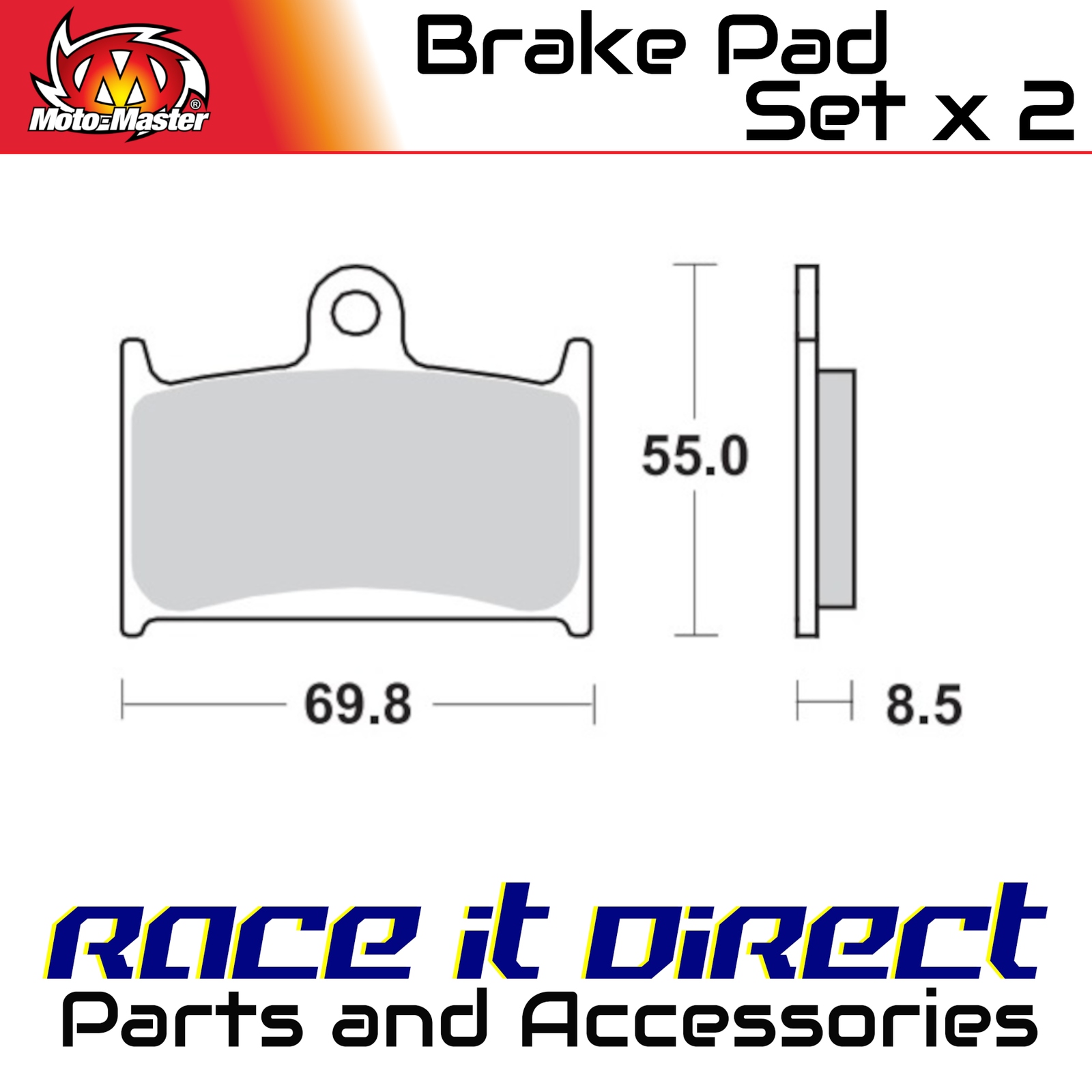 Brake Pads for TRIUMPH ROCKET III 2300 ROADSTER 2010-2016 Front Sinter MM