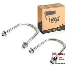 2PCS Golf Cart Heavy Duty Leaf Spring U Bolt The Nut Fits Club Car DS 1981