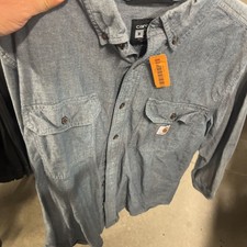 Carhartt Loose Fit Midweight Chambray Long-Sleeve Shirt