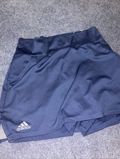 Adidas Skort Girls Large Blue Kids Sporty Activewear Excellent aeroready
