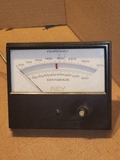 VIntage NEY Fahrenheit & Centigrade Analog Thermometer Meter (AS IS) - Untested