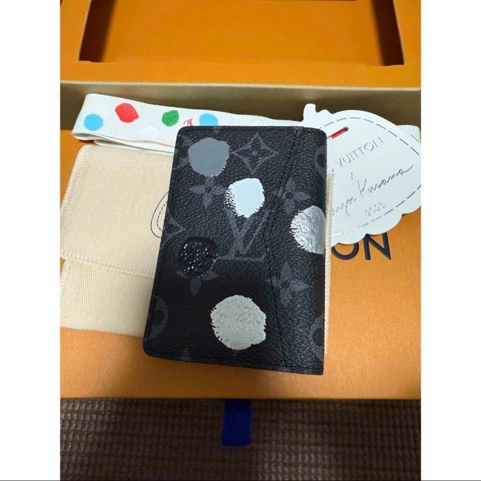 Louis Vuitton x Yayoi Kusama Organizer de Poche M81928 Card Holder Wallet New JP - Image 3 of 4