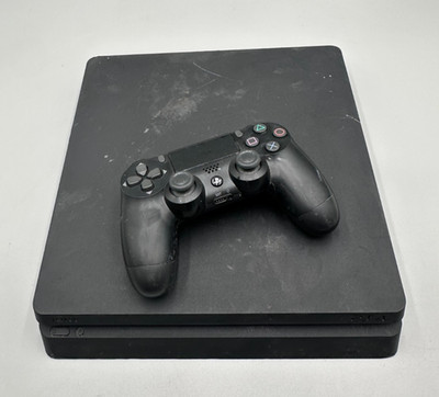 Sony PlayStation 4 Slim PS4 1TB CUH-2115B Gaming Console + Black Controller Fair