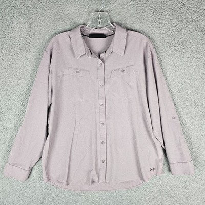 Under Armour Tide Chaser 2.0 Shirt Womens Fishing Large Long Sleeve 1327472