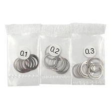 NEW Yeah Racing 10x12mm Stainless Steel Spacer Set 0.1 0.2 0.3 mm FREE US SHIP