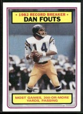 1983 Topps #3 Dan Fouts
