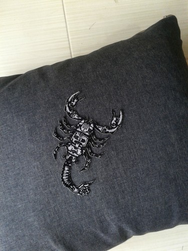 Steampunk Scorpion Handmade Sew-On Embroidered Patch from Ukraine - Picture 4 of 7
