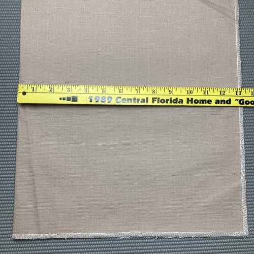 Decorator's Gallery Upholstery Fabric Sample 26" Square Panel 100% Cotton Beige - Picture 10 of 10