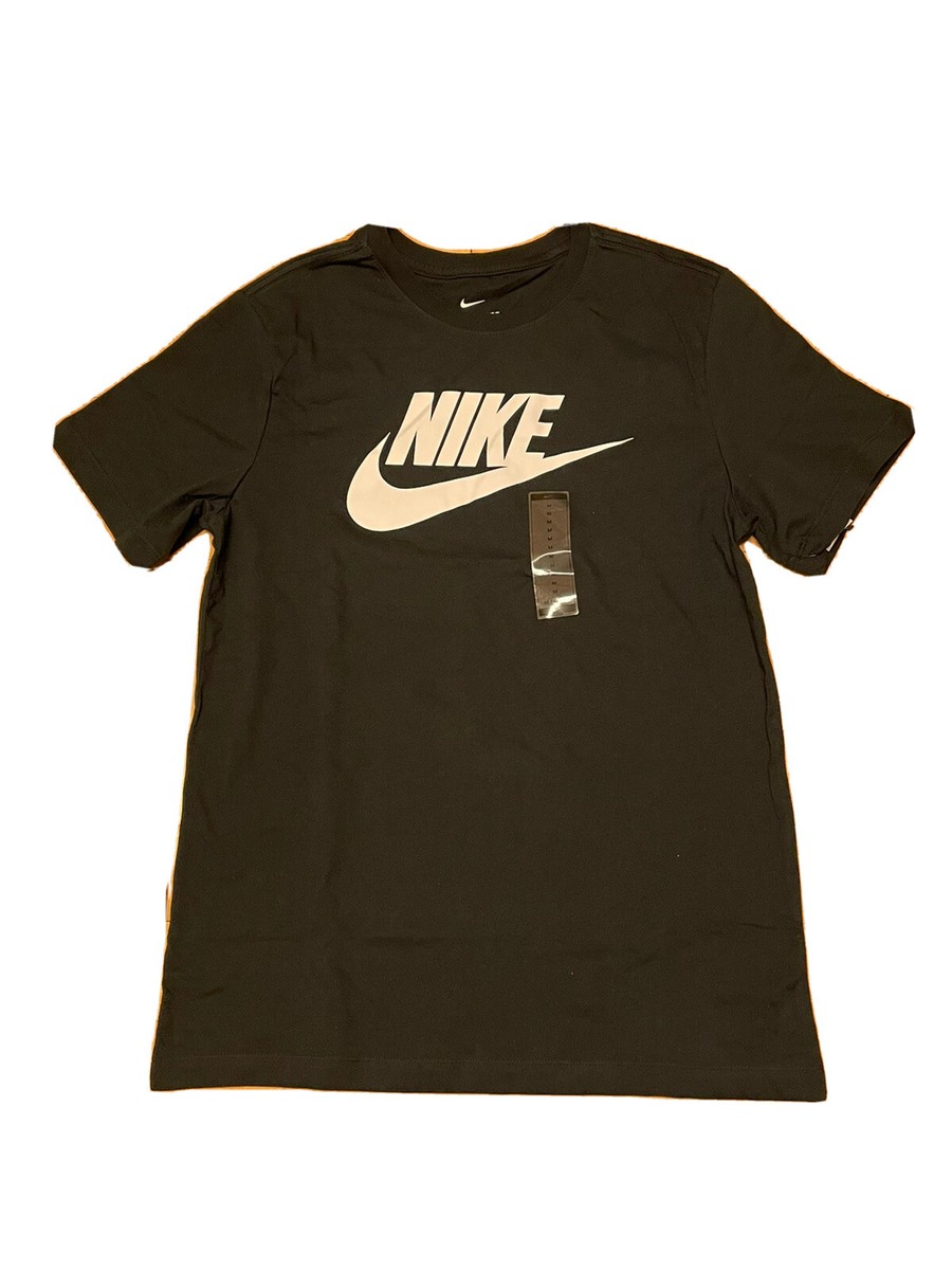 Nike Sportswear Men's Icon Futura T-Shirt Black AR5004-010 Size