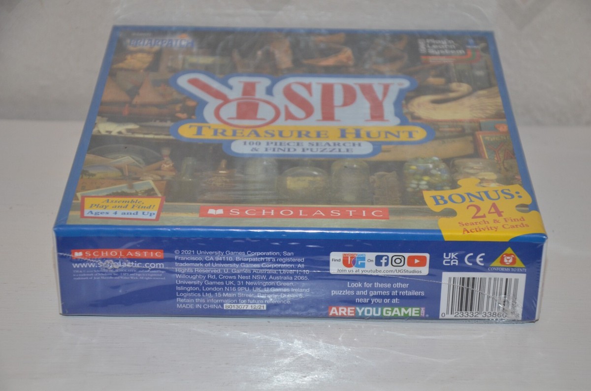 University Games Spy Treasure Hunt Puzzle – 100 Teile, Mit Suchspiel, Ab 5 Jahren